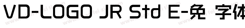 VD-LOGO JR Std E字体转换